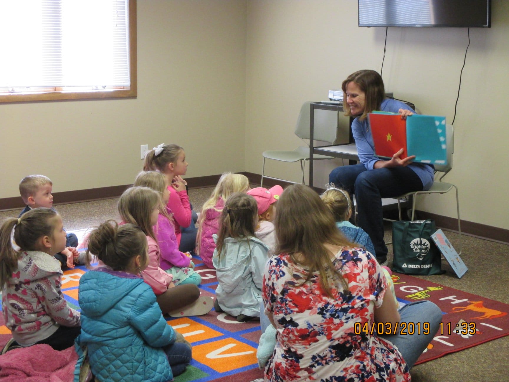 story time at salem township library