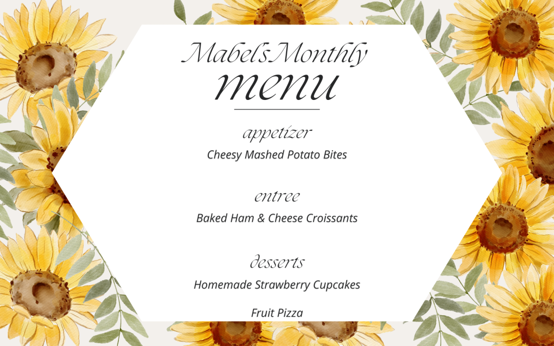 Mabel's Monthly Menu