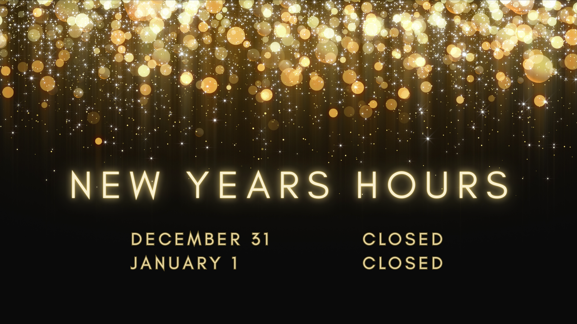 New Years Hours
