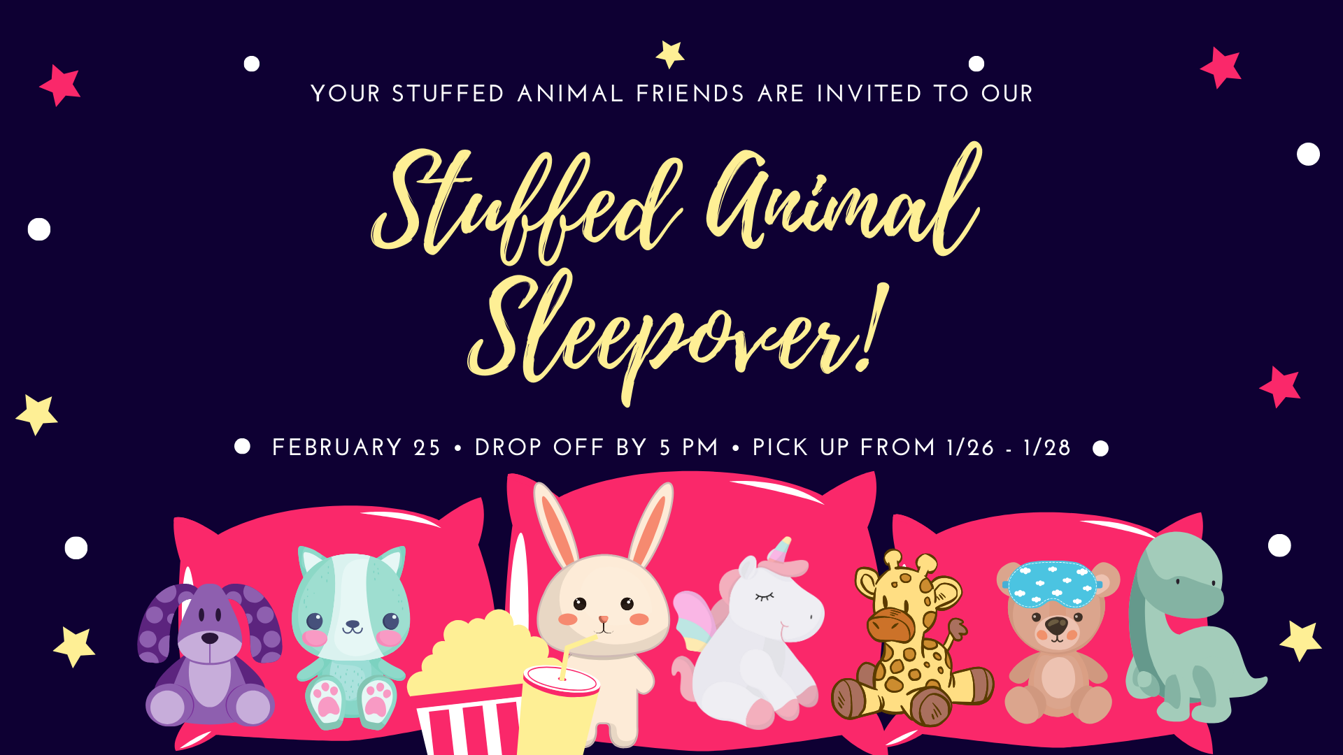 Stuffed Animal Sleepover